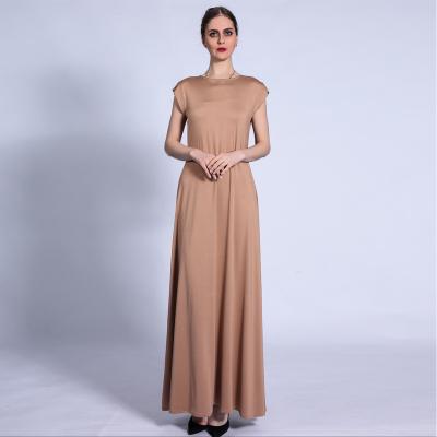 China Well Made Sleeveless Tank Manufacturer Yibaoli Bottom Inner Robe For Abaya Three Colors Inner Abaya for sale