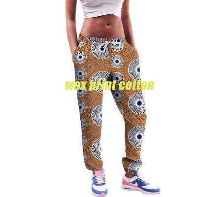 China Cotton 2020 African fabric 32 colors wax kente batik print cotton african clothing women women pants for sale