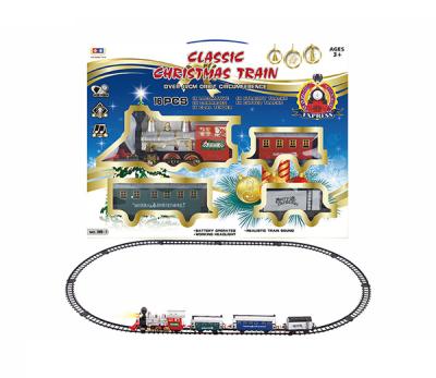 China Classic Slot Toy Kids Battery Operated Passenger Toy Scale Model Train Express Railway Track for sale