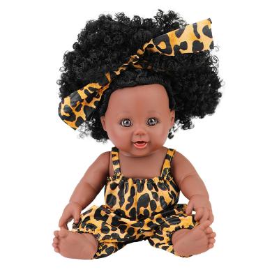 China Changeable Wholesale African American Dolls Children's Play Toys Maker Toys Custom Black Cute Dressing Baby Dolls For Kids for sale