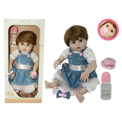 China Changeable Silicone Dressing Silicone Reborn Baby - Realistic Reborn Doll Girl for sale