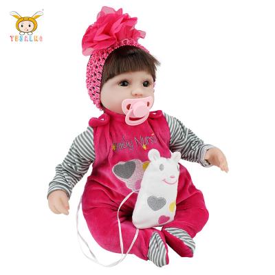 China Factory Price Clothing Cute Reborn Baby Dolls Pretty Girls Silicone Changeable Reborn Doll Kids Gift Cute Reborn Baby Dolls for sale