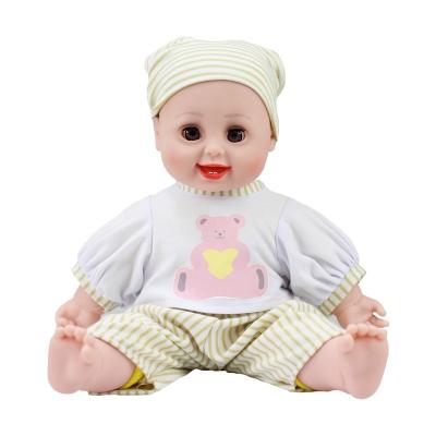 China Changeable Clothing 48cm Vinyl Bath Doll Can Be Customized Wholesale Wink Talking Plastic Doll Toys for sale