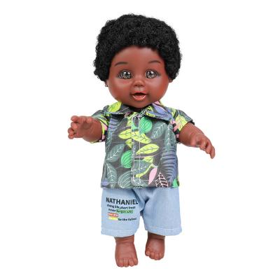 China Changeable Dressing 10 Inch Baby - Doll Toys For Kids Birthday Christmas Gift African Afro Black Doll For Children for sale