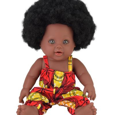 China 12 Inch Afro Black Baby Changeable Fashion Girl Doll Newborn Baby African Doll Toy Girl Doll Newborn Baby - Doll For Children for sale