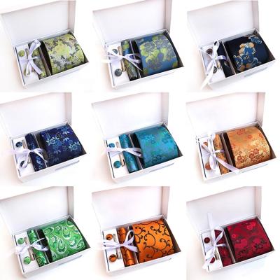 China New Style New Design Luxury Tie Set Mens Tie Gift Set 146*8cm for sale