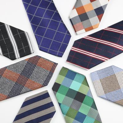 China New Style 8cm 148*8cm Spot England Formal Dress Neck Ties Polyester Business School Men's Ties for sale