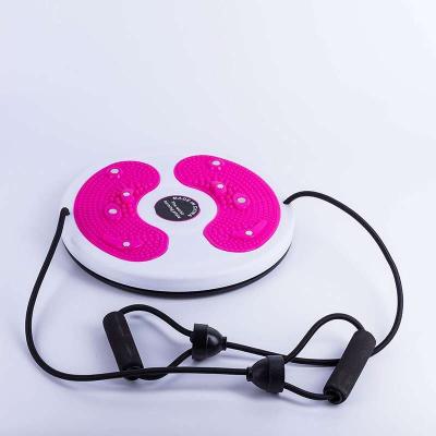 China 2020 new manufacturer hom fitness plastic items waist twisting exercise disc waist plate with pull rope for sale