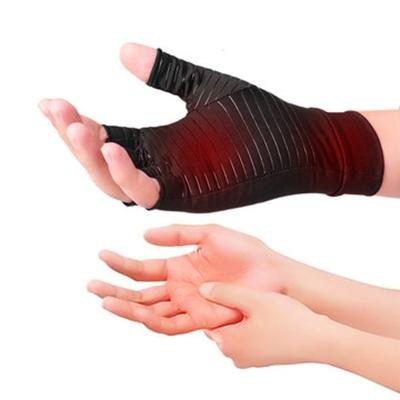 China Relief For Carpal Tunnel Best Compression Copper Arthritis Gloves For Arthritis Pain Fingerless Gloves For Computer Typing For Women Men for sale