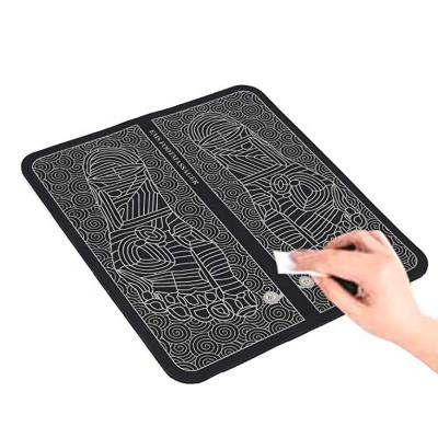 China Electric Rechargeable Foot Reflexology Foot Massage Mat SME Stimulates Blood Circulation Feet Massager for sale