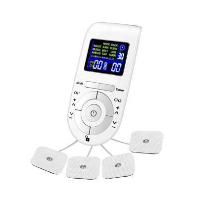 China Purpose Mini Electronic Pulse Electric Handheld Body Channel Pain Relief Massager 12modes ab for sale