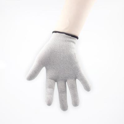 China 15% Silver Fiber & 85% Nylon KEY / Custom Made 10 Ten Electrode Massager Gloves For Facial Pain Therapy For Arthritis, Trigger Finger, Poor Circulation, Numbness for sale