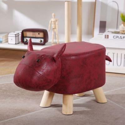 China Red Elephant Shape Convertible Kids Sneak For Living Room Amazon Hot Selling Animal Stool for sale