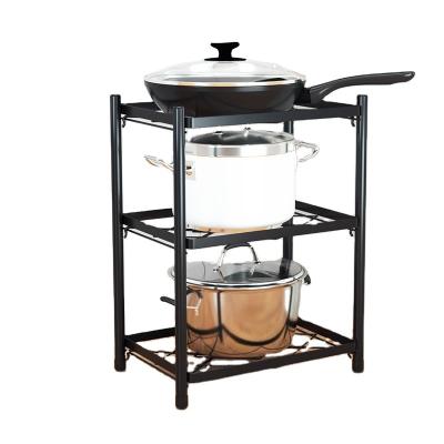 China Hot Selling New Product Stainless Steel Kitchen Storage Rack With Multi-Layers for sale