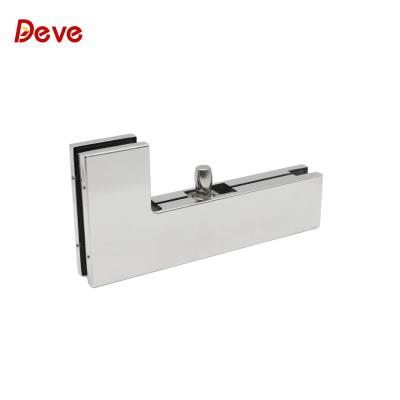 China Modern Square Patch Hardware Fitting Clamp For Frameless Glass Door for sale