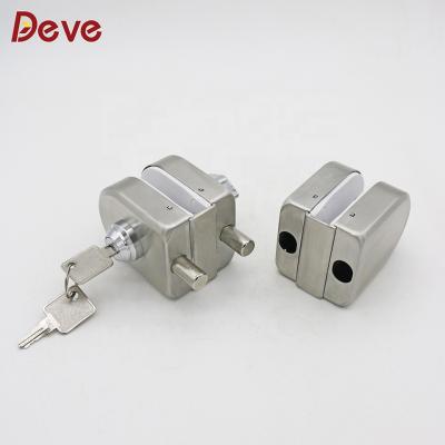 China Suitable 10-12 mm strong function lock glass door lock no app glass door lock without drilling for sale