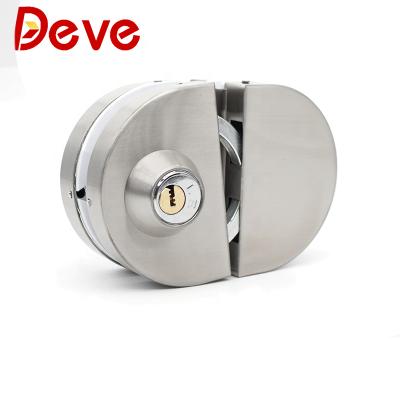 China Glass To Glass Door Stainless Steel Free Shipping Polish Glass Door Lock for sale