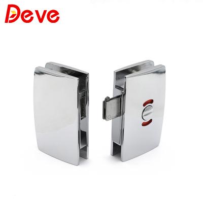 China Glass To Door Lock Keyless Glass Door Lock High Quality Glass Bathroom Door Lock for sale