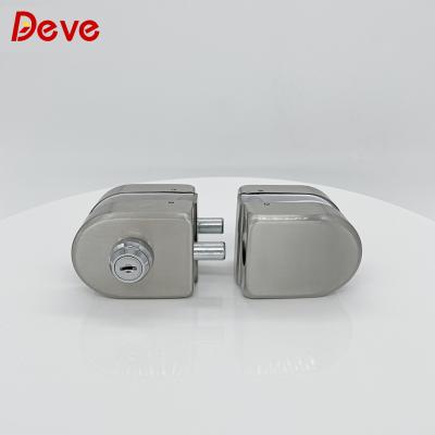 China Top Selling Glass Door Glass Made In Guangdong Hardware Frameless Glass Door Lock Stainless for sale