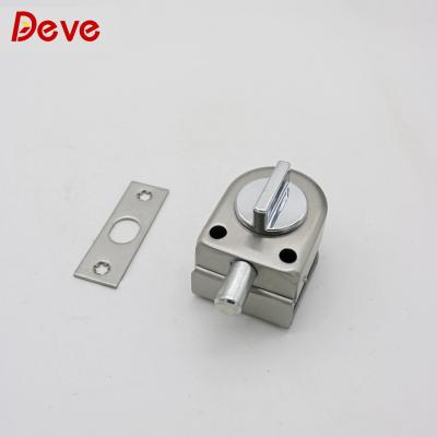 China Glass door factory price glass door handle double side glass lock for glass door for sale