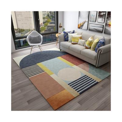 China Machine Made Washable Waterproof Modern 3D Non-Slip Modern Custom Printed Carpet for sale