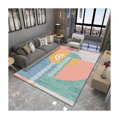 China Cheap Anti-slip Non-slip Printing Cover Paint Soft Home Floor Carpets Rugs Rectangle Area Rug for sale