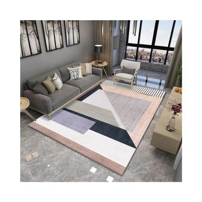 China Rectangle Non-slip Washable Pattern Large Nordic Living Room Rugs And Blankets for sale