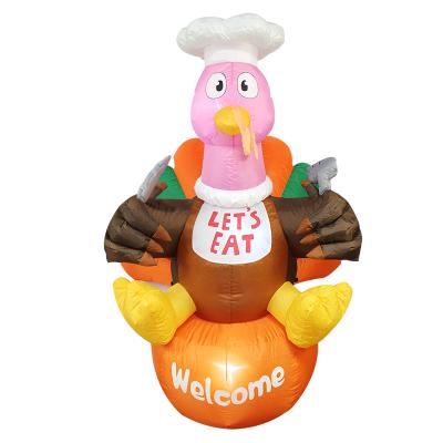 China Turkey Inflatable Hot Luminous Outdoor Thanksgiving Party Inflatable Sale Quality Guarantee Outlet Factory Decorations Inflatable Decoration for sale