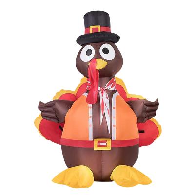 China Factory Supply High Quality Inflatable Decorations Pumpkin Turkey Led Lightweight Thanksgiving Inflatable Decoration for sale