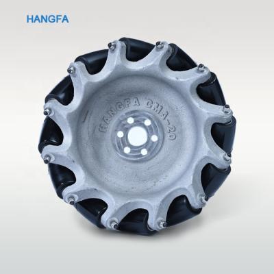 China Construction Material Shops 8 Inch 80kg Payload High Quality Mecanum Omni Wheel for sale