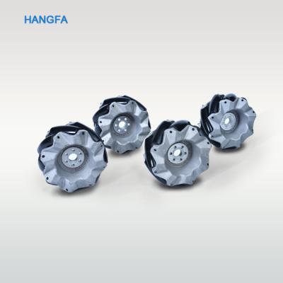 China Material of Construction Shops 156.5mm Heavy Duty 84mm Mecanum Wheel for sale