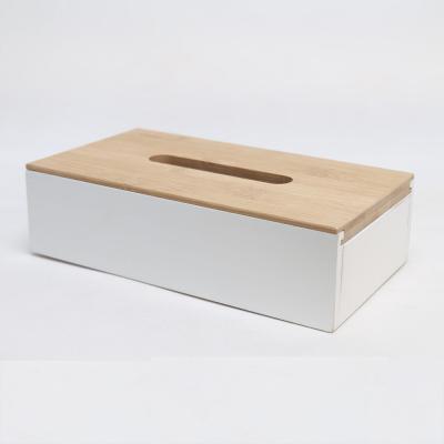 China New Design Eco-friendly Tissue Wooden Box for sale