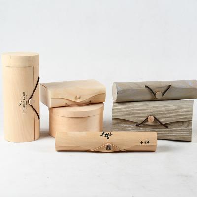 China Nature Handmade Color Wooden Gift Box For Packing for sale