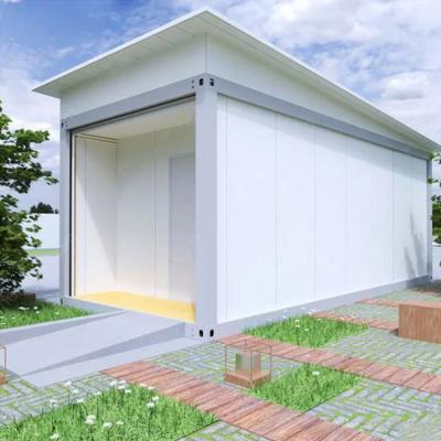 China Newest Hot Sale Modern Hot Sale Prefab Villa Building Steel Structure Garden Package Container Wooden House for sale