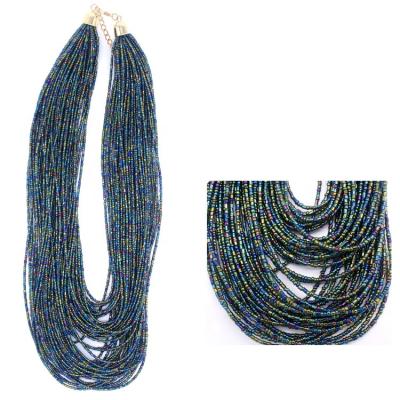 China BOHEMIA Glass Bead Necklace for sale