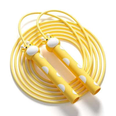 China Fitness Training Heavy Custom Logo Speed ​​Adjustable Weight Silicone Handle Jump Rope Silicone Handle Weighted Wireless Jump Rope for sale