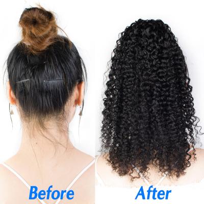 China Best Selling Feature 100% Human Brazilian Virgin Hair Drawstring Ponytail Hair Extension,Wholesale Straight\Curly Drawstring Ponytail for sale