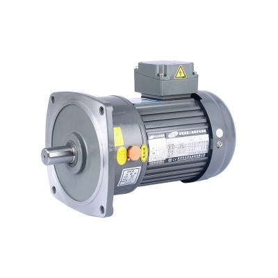 Cina 750W 1HP 110V 220V 380V vertical asynchronous small gear reduction motor induction gear motor with brake in vendita