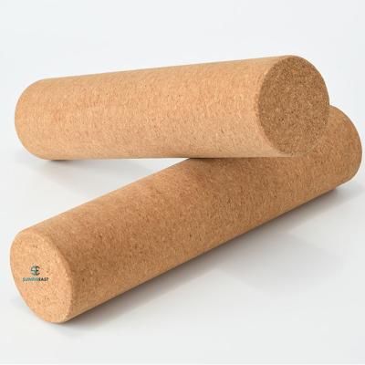 China Pain Relief Good For Pain Relief 100% Natural Eco-friendly Cork Yoga Foam Roller China for sale