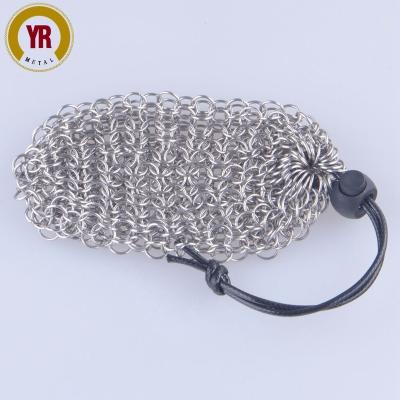 China Wholesale security metal gambling dice chainmail bag en venta