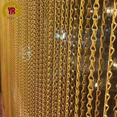 China Hanging Diy Insect Screen Aluminum Chain Curtain for sale