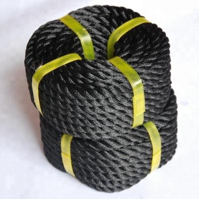 China Factory direct supply high tenacity twisted 10mm polyester rope with cheap price for sale