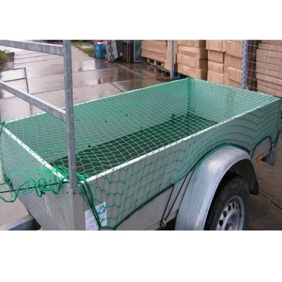 China Factory supply hign quality 3x4m pp flexible truck cover netting trailer cargo net container knotless cargo net for sale