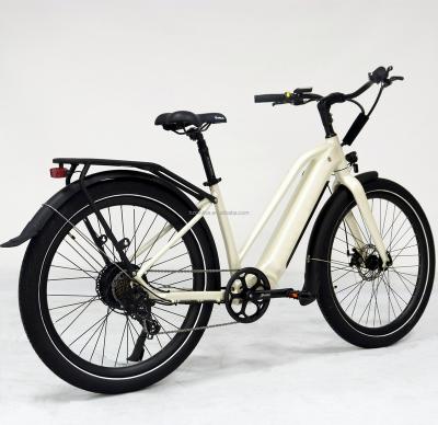 China Aluminum alloy old 36V 350W brushless electric bicycle LED light OEM view lithium battery time charging electric bicycle wholesale for sale