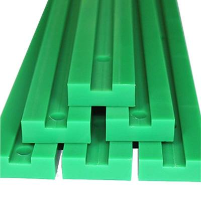 China Extrusion UHMWPE Plastic Guide Rail  /Plastic Chain Guide Jinmiao JM-008 UHMW-PE for sale