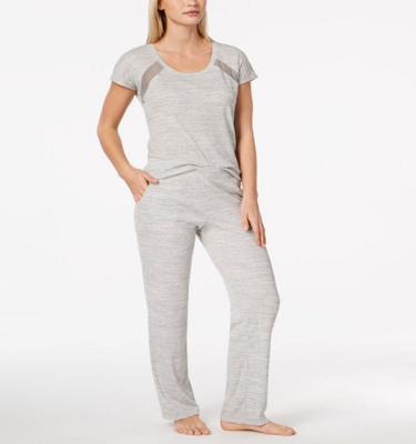 China Breathable Top Sale Cotton Spandex Woman Sleepwear Set for sale