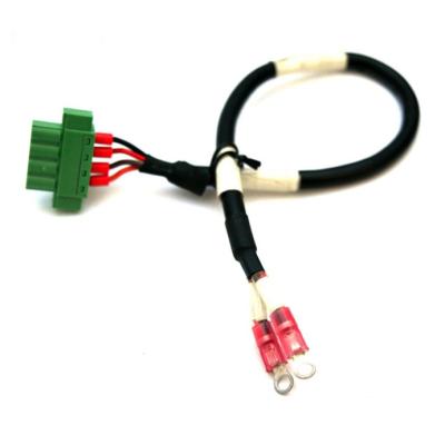 China Factory OEM 5.08 Pitch 4Pin 18AWG Wire Harness Terminal Block Terminal Block Electronic Wiring Assembly for sale