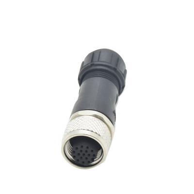 China Manufacturer Automotive Custom M12 17 PIN Circular Connector Sensor Plug Aviation Cable for sale