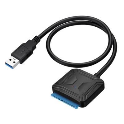 China Factory Direct Sale Data Transmission USB 3.0 to SATA 7+15 PIN Adapter USB 3.0 to Sata Cable for sale