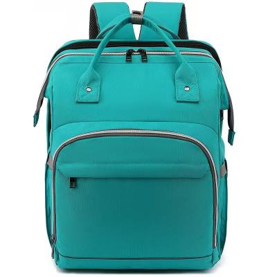 China Polyester Auskleidungsmaterial Tote Bag Rucksack Grüne Farbe Für alle Jahreszeiten zu verkaufen